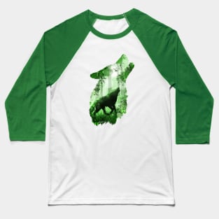 Evergreen Wolf Baseball T-Shirt